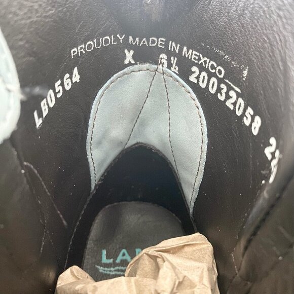 Lane EMMA JANE Womens Cowboy Bootie 6.5 Western Blue Cowgirl Short Ankle Boots - Picture 10 of 12